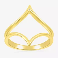 Womens 19MM 10K Gold Round Band