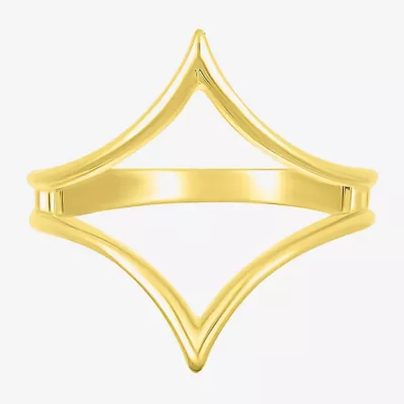 Womens 19MM 10K Gold Round Band