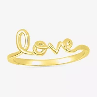 Womens 6.5MM 10K Gold Round Band
