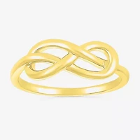 Womens 6.5MM 10K Gold Infinity Band