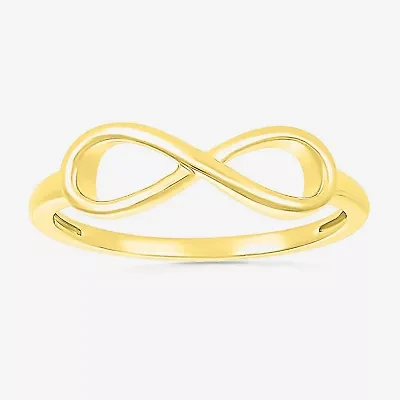 Womens 5MM 10K Gold Infinity Band
