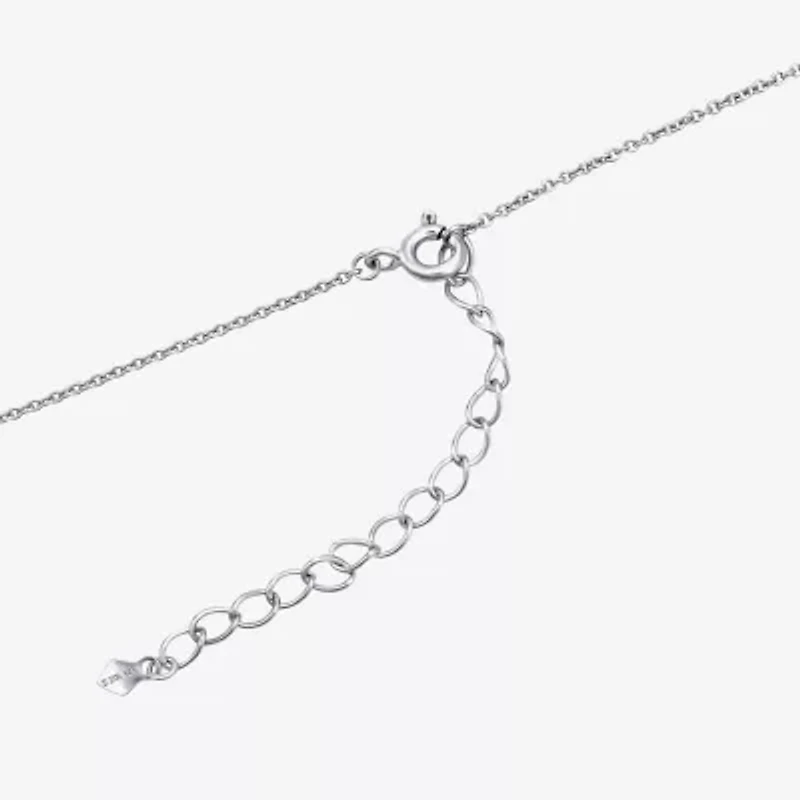 Womens Cubic Zirconia 10K Gold Sterling Silver Square 2-pc. Jewelry Set