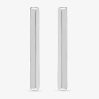 Womens 10K White Gold Ear Climbers