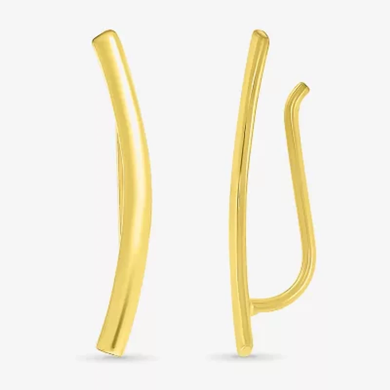 Womens 10K Gold Ear Climbers