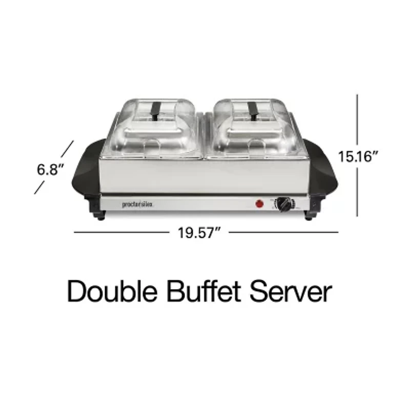 Proctor Silex Double Buffet Server