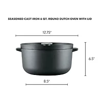 KitchenAid Cast Iron 6-qt. Dutch Oven