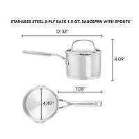 KitchenAid 3-Ply Stainless Steel 1.5-qt. Sauce Pan