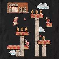 Mens Short Sleeve Super Mario Graphic T-Shirt