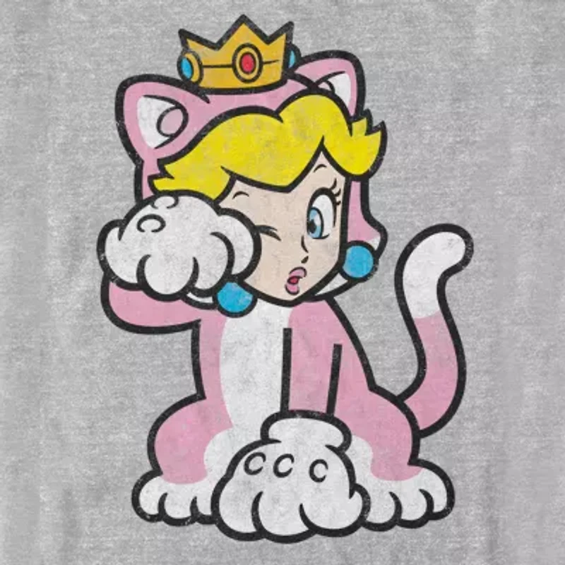 Mens Short Sleeve Super Mario Graphic T-Shirt