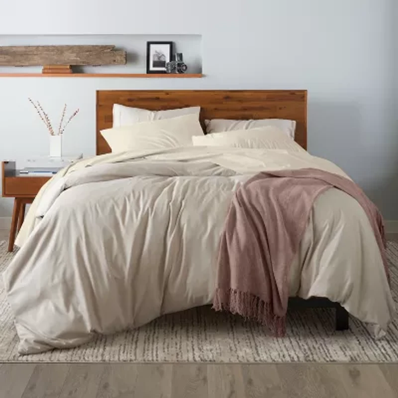 Ella Jayne 100% Cotton Sateen 500 Thread Count Deep Pocket 4-piece Sheet Set