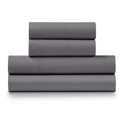 Ella Jayne 100% Cotton Sateen 500 Thread Count Deep Pocket 4-piece Sheet Set