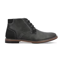 Vance Co Mens Franco Block Heel Chukka Boots