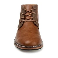 Vance Co Mens Franco Block Heel Chukka Boots