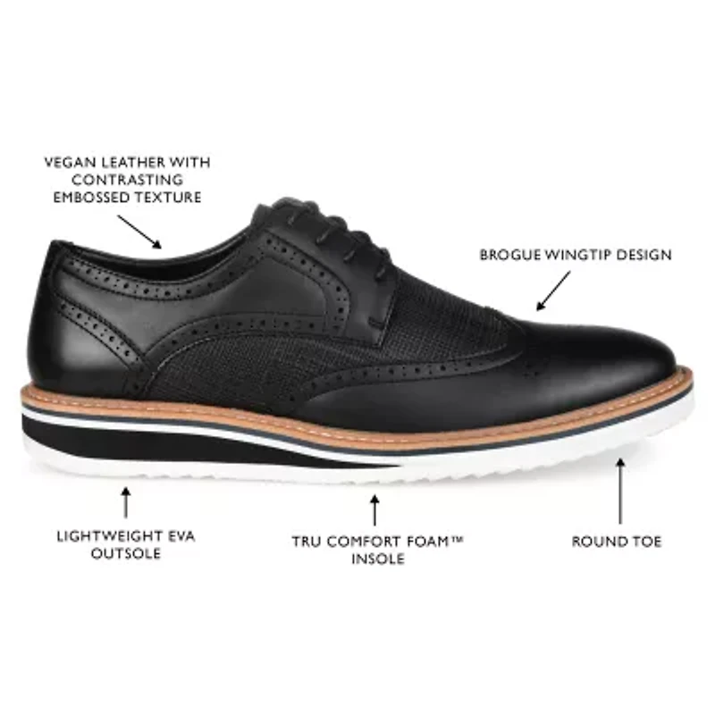 Vance Co Warrick Mens Wing Closed Toe Loafers