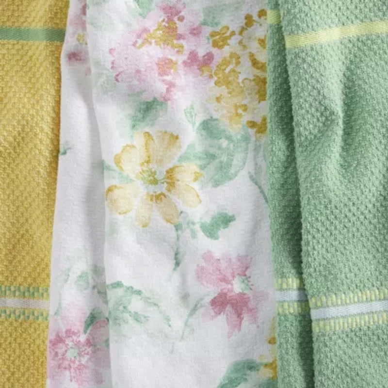Martha Stewart Amber Floral 4-pc. Kitchen Towel Set