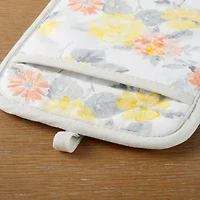 Martha Stewart Amber Floral 2-pc. Mitt + Pot Holder Set