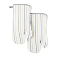 Martha Stewart Daisy Stripe 2-pc. Oven Mitt Set