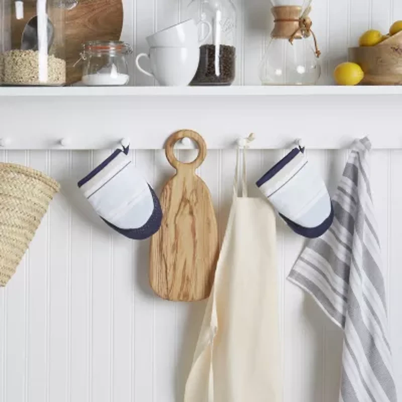 Martha Stewart Thin Stripe Mini 2-pc. Oven Mitt Set