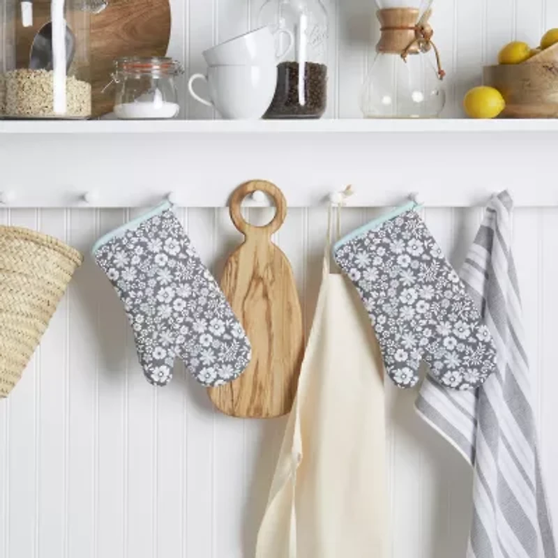 Martha Stewart Ditsy Floral 2-pc. Oven Mitt Set