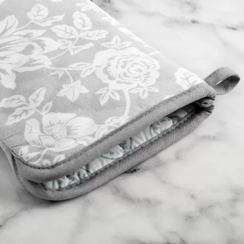 Martha Stewart Floral Vine 2-pc. Oven Mitt Set