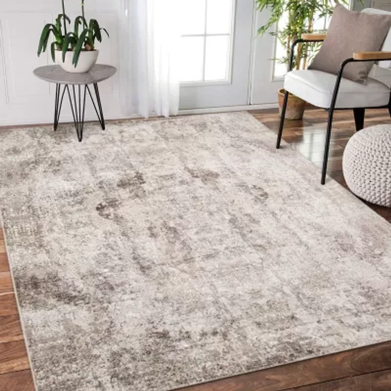 Amer Rugs Cambridge Abstract Loomed Washable Indoor Rectangular Runner