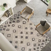 Amer Rugs Caribe Geometric Loomed Washable Indoor Rectangular Runner