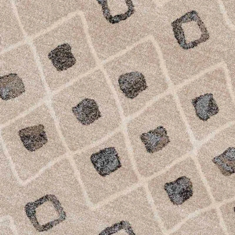 Amer Rugs Caribe Geometric Loomed Washable Indoor Rectangular Runner