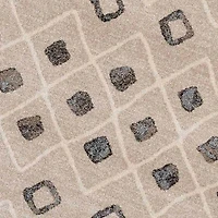 Amer Rugs Caribe Geometric Loomed Washable Indoor Rectangular Runner