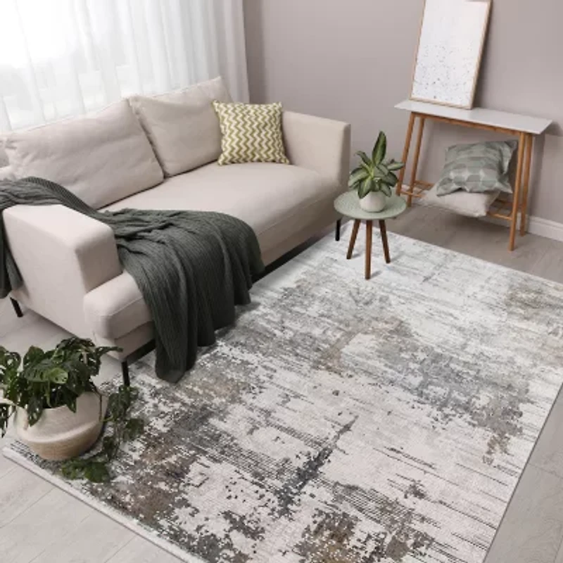 Amer Rugs Venice Frasier Abstract Loomed 24" X 36" Indoor Rectangular Accent Rug"