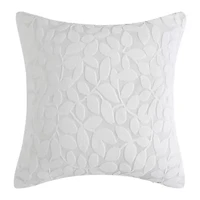 Regal Home Cut Leaf Square Throw Pillow