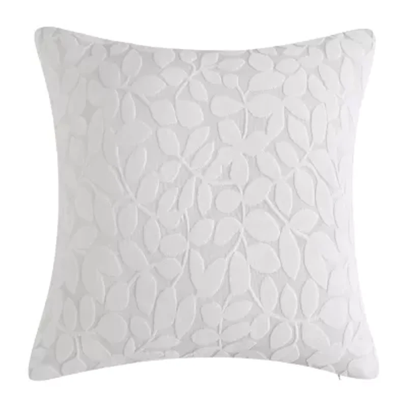Regal Home Cut Leaf Square Throw Pillow