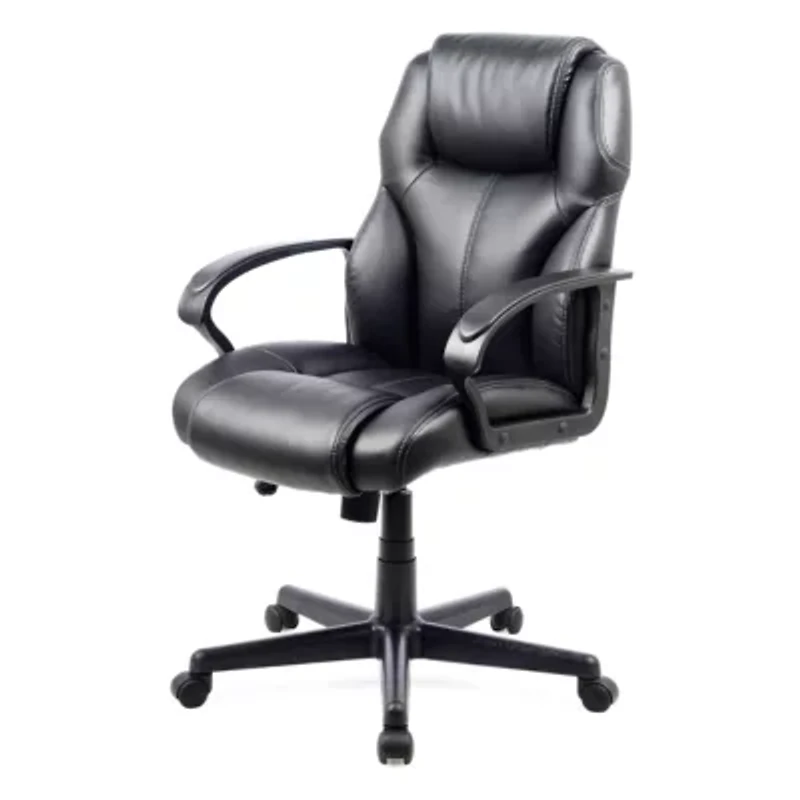 Workspace Faux-Leather Managerial Office Chair