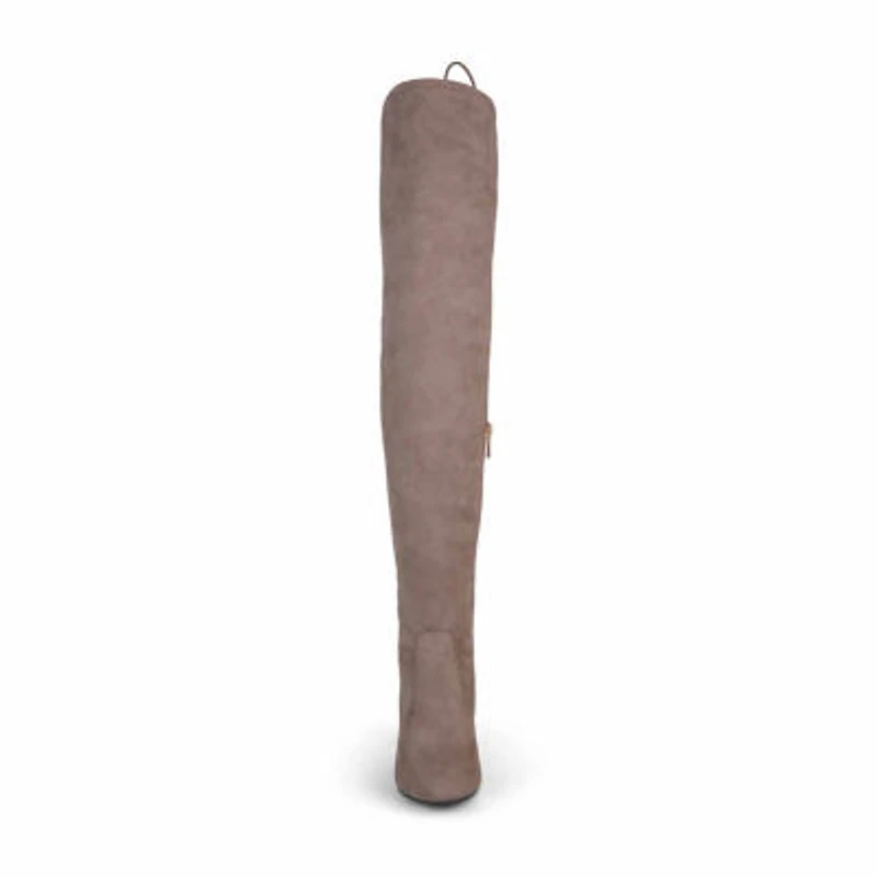 Journee Collection Womens Stacked Heel Dress Boots