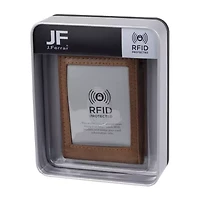 J. Ferrar Mens Magnetic RFID Blocking Bifold Wallet
