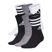 adidas Big Kid Boys 6 Pair Crew Socks