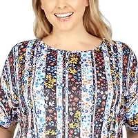 Larky Lark Womens Scoop Neck Short Sleeve Plus T-Shirt