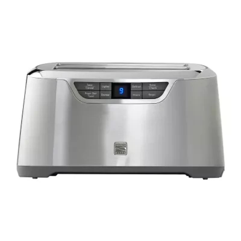 Kenmore Elite 4-Slice Auto-Lift Long Slot Toaster, Stainless Steel