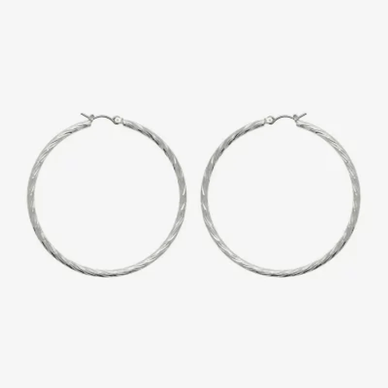 Mixit Womens 55mm Hoop Earrings