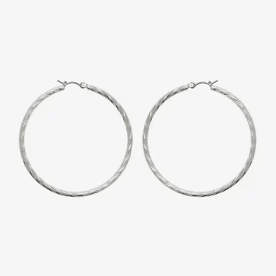 Mixit Womens 55mm Hoop Earrings