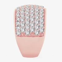 H-I / I1) Womens 3 CT. T.W. Lab Grown White Diamond 10K Gold Anniversary Band