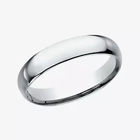 Womens 10K Yellow Gold 4MM Comfort-Fit Wedding Band
