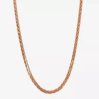 14K Gold Wheat Chain Necklace
