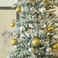 Glitzhome 10 Ft Pre-Lit Fir Artificial Christmas Tree