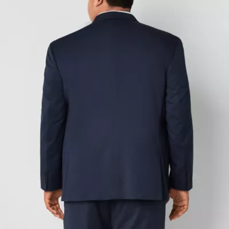 J. Ferrar Mens Stretch Fabric Classic Fit Big and Tall Suit Jacket