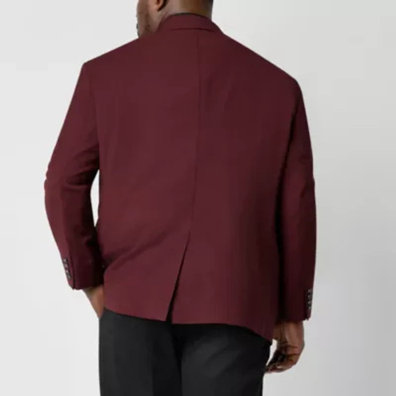 Stafford Hopsack Mens Stretch Fabric Classic Fit Big and Tall Blazer