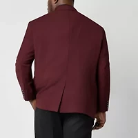 Stafford Hopsack Mens Stretch Fabric Classic Fit Big and Tall Blazer
