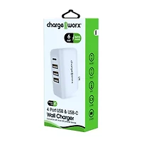 Chargeworx 4-Port Wall Charger