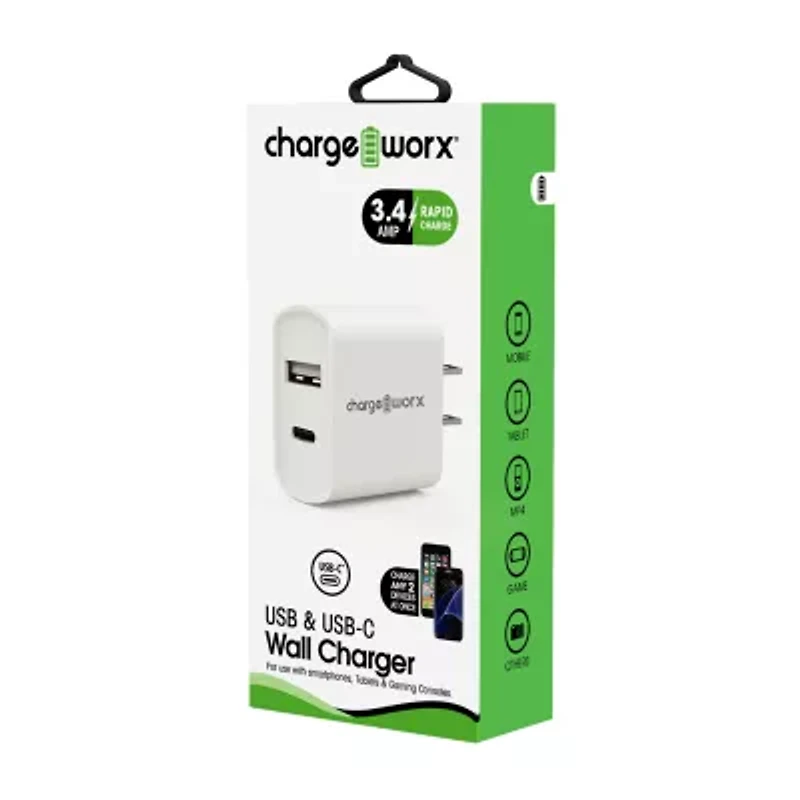 Chargeworx USB-C Wall Charger