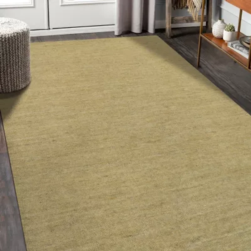 Amer Rugs Arizona Rye Solid Woven Washable Indoor Rectangular Accent Rug