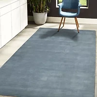 Amer Rugs Arizona Rye Solid Woven Washable Indoor Rectangular Area Rug